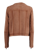 Drows Woman Goat Suede Leather Jacket