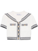 Top en tricot-portrait