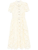 Self Portrait Long Lace Dress With Collar