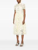 Self Portrait Long Lace Dress With Collar