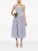 Robe midi autoportrait avec strass