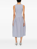 Robe midi autoportrait avec strass