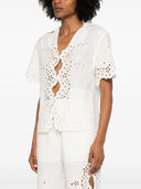 Self Portrait Embroidered Shirt