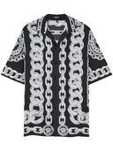 Versace Medusa Chains Silk Shirt