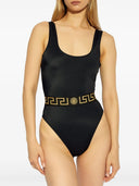 Versace Medusa One Piece Swimsuit With Wide Neckline