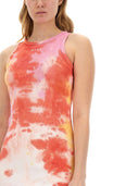Vestido con tratamiento Tie & Dye de Msgm