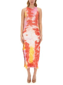 Vestido con tratamiento Tie & Dye de Msgm