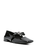 Versace Gianni Ribbon Ballerinas