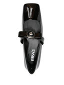 Versace Gianni Ribbon Ballerinas