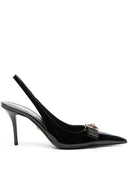 Versace Gianni Ribbon Pumps With 85mm Back Strap