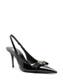 Versace Gianni Ribbon Pumps With 85mm Back Strap