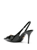 Versace Gianni Ribbon Pumps With 85mm Back Strap