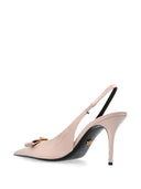 Versace Gianni Ribbon Pumps With 85mm Back Strap