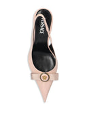 Versace Gianni Ribbon Pumps With 85mm Back Strap