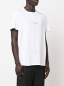 Maison Margiela Distorted Logo Cotton T Shirt