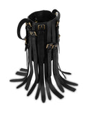 Moschino Shoulder Bag With Fringes