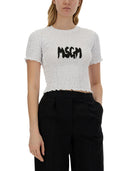 Msgm T Shirt With Logo