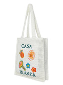 Casablanca Casablanca White Cotton Tote