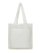 Casablanca Casablanca White Cotton Tote
