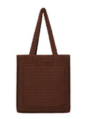 Casablanca Casablanca Brown Cotton Tote