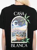 Casablanca gedrucktes T -Shirt