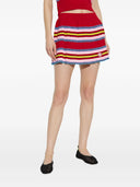 Casablanca Striped Mini Skirt