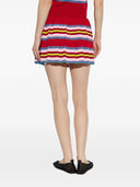 Casablanca Striped Mini Skirt