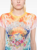 Casablanca Printed Mesh T Shirt