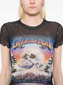 Casablanca Printed Mesh T Shirt