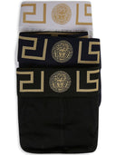 Versace Set Of 3 Greca Medusa Head Briefs