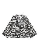 The Attico Zebra Print Blouse
