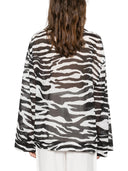 Le chemisier imprimé d'Attico Zebra