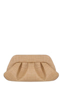 Themoire Clutch Emera Paper Fringes Macadamia
