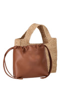 HEMOIRE HANDBAG MOREA Piccolo rafia naturale