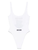 Traje de baño de estampado de oso de peluche Moschino