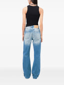 Rabanne Asymmetrical Tank Top With Gathered Detail