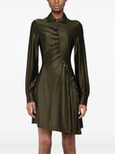 Vestido drapeado de Rabanne con adornos
