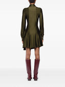 Rabanne Draped Dress With Embellishment