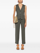 Parosh Tailored Virgin Wool Blend Trousers