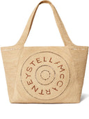Stella McCartney Lou Tote Bag con logo ricamato