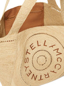 Stella McCartney Lou Tote Bag con logo ricamato