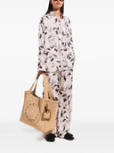 Stella McCartney Lou Tote Bag con logo ricamato