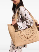 Stella McCartney Lou Tote Bag con logo ricamato