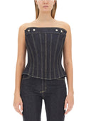 Alexander Mc Queen Top In Bustier
