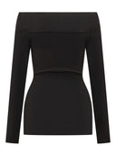 Stella Mccartney Long Sleeve Boat Neck Top