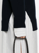 Stella Mccartney Robe Midi à Col Ras Du Cou