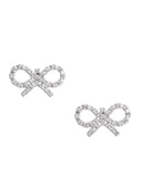 Self Portrait Micro Bow Earrings
