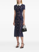 Self Portrait Embroidered Lace Dress