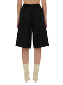Jil Sander Wide Leg Bermuda Shorts