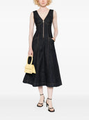 Self Portrait Denim Midi Dress